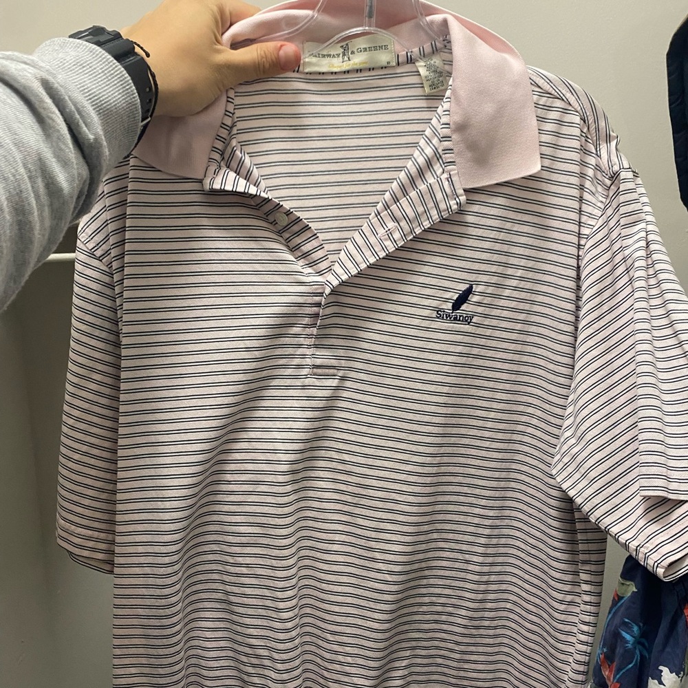 Fairway & Greene Siwanoy Golf Shirt L size